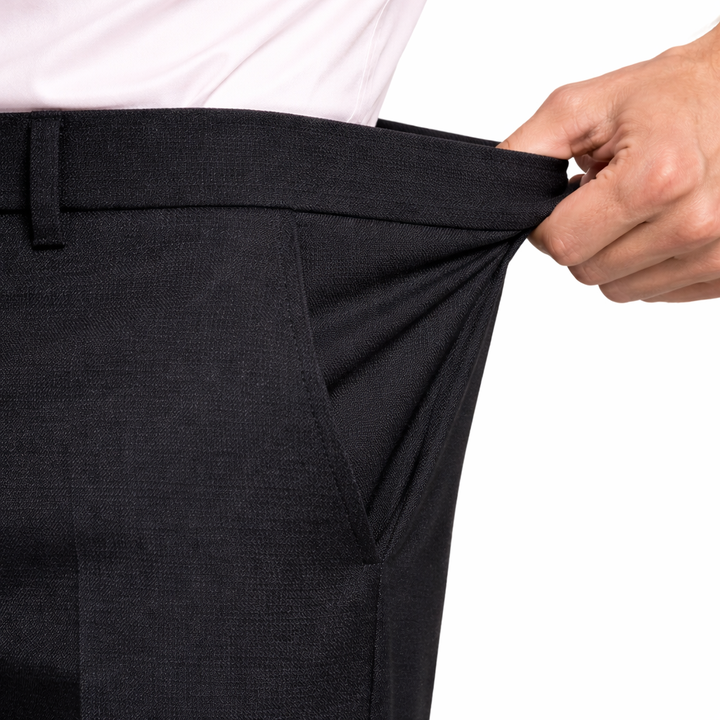 Cós da calça com leve elastano